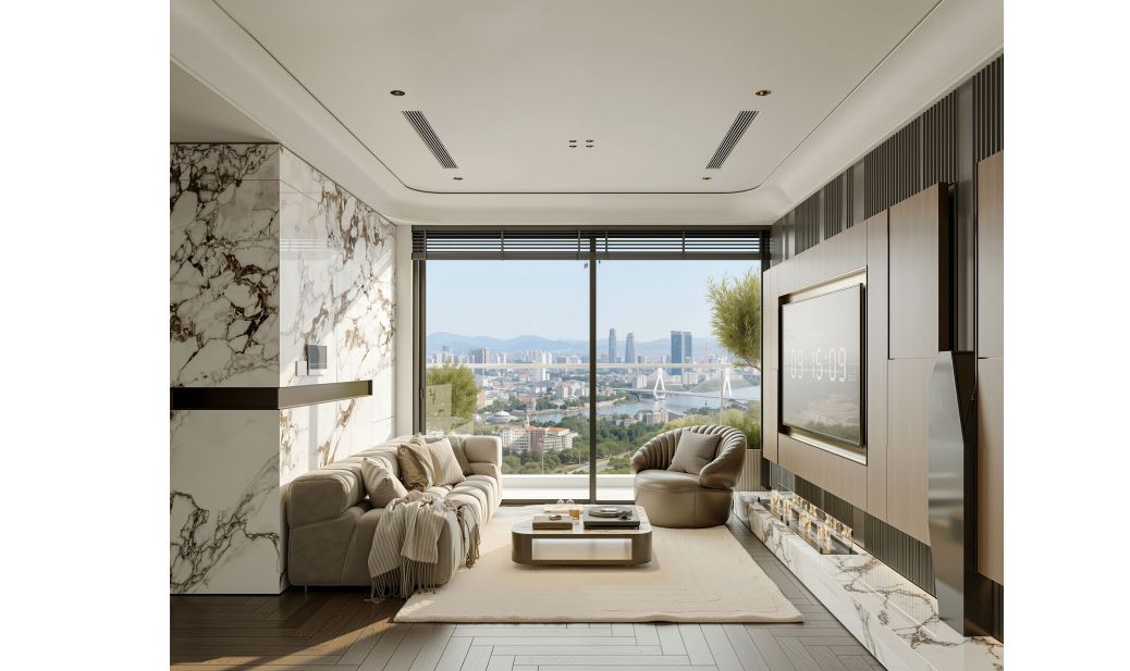 Mua căn 1 ngủ 1wc ban công chính Tây hoàn thiện cơ bản CĐT - Tầng cao The Magnolia MIK Long Biên